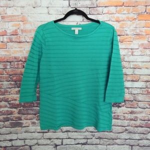 Dana Buchman / 3/4 sleeve top